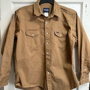 Men’s Wrangler Button-up Shirt XL
